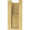Ekena Millwork 4"W x 4"D x 8"H Wide Greensboro Rough Cedar Woodgrain TimberThane Corbel, Primed Tan CORUR04X04X08GRNRCPR - alternate 2